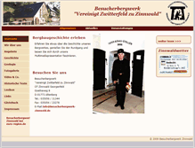 Tablet Screenshot of besucherbergwerk-zinnwald.de